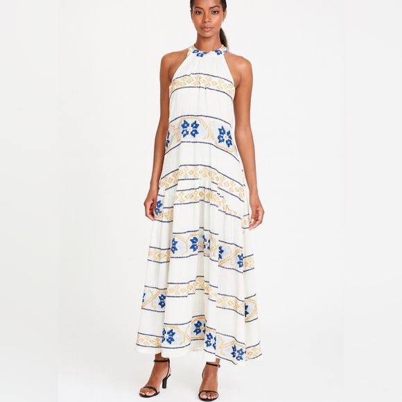 Harris Cotton | Linen Maxi Dress - mordernwear.com